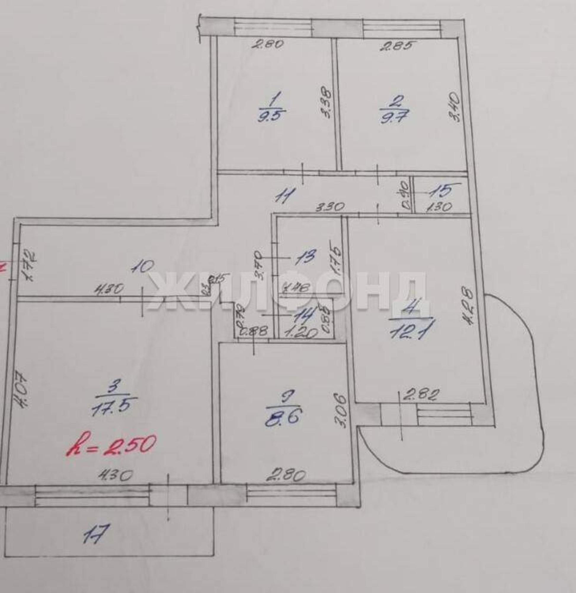 Купить квартиру за 7 200 000 рублей на 16-й микрорайон, д.6