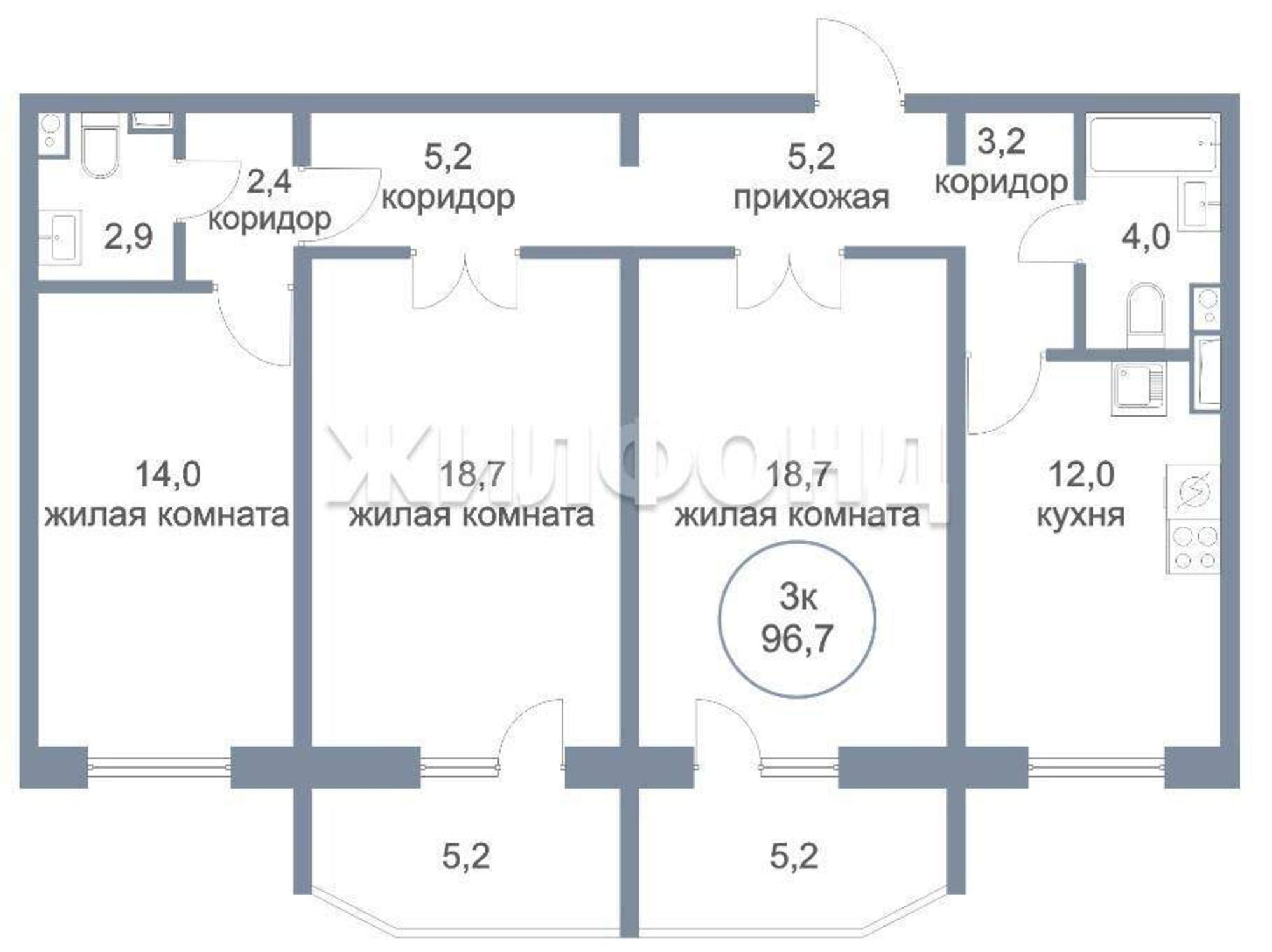 Купить квартиру за 8 805 000 рублей на 5-й микрорайон, д.48