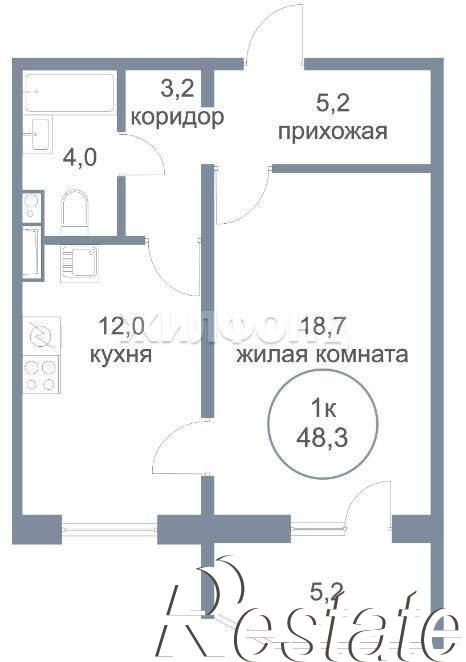 Купить квартиру за 4 240 000 рублей на 4-й микрорайон, д.22