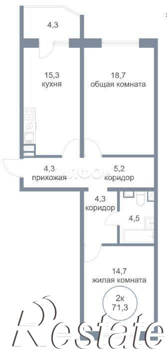 Купить квартиру за 6 575 000 рублей на 6-й микрорайон, д.44