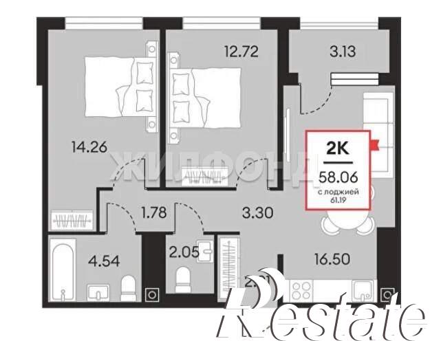 Купить квартиру за 7 890 000 рублей на 4-й микрорайон, д.22